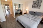 Primary bedroom has large closet spaces.  Located upstairs.